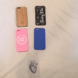 Bundle of 5 iPhone 6 cases